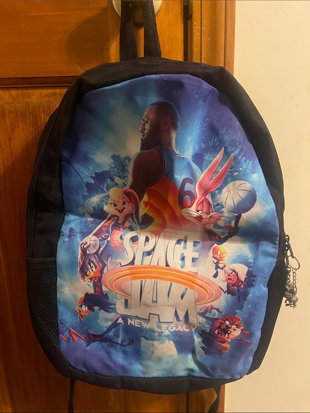 Space Jam Blue Graphic Kids' Backpack